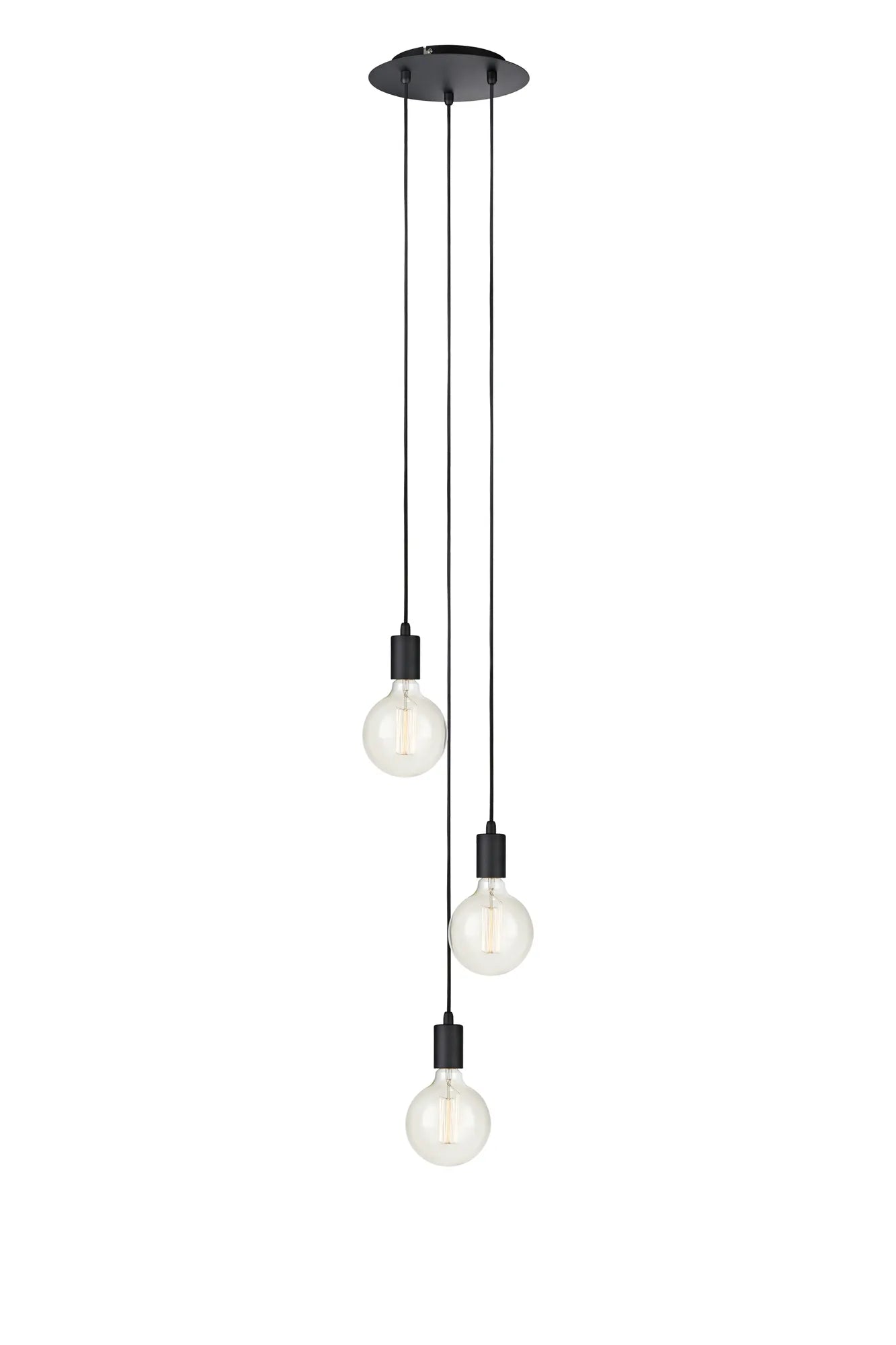 Sky svart taklampa 106334 | Sky black pendant lamp 106334 | Sky schwarz Pendelleuchte 106334