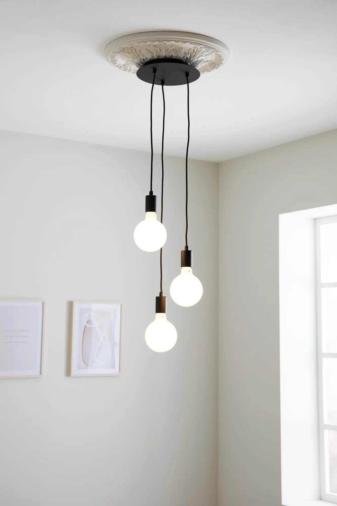 Sky svart taklampa belysning | Sky black pendant lamp | Sky schwarz Pendelleuchte