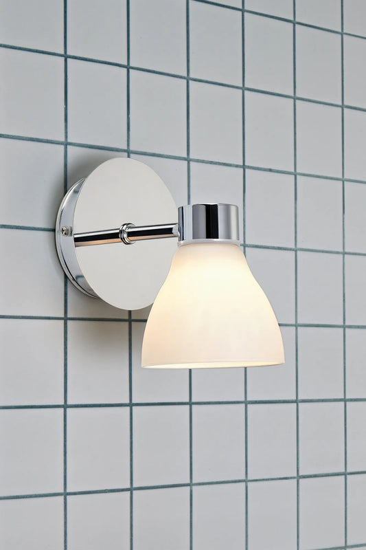 Cassis krom vägglampa stilren belysning | Cassis chrome wall lamp | Cassis Chrom Wandleuchte minimalistische Beleuchtung