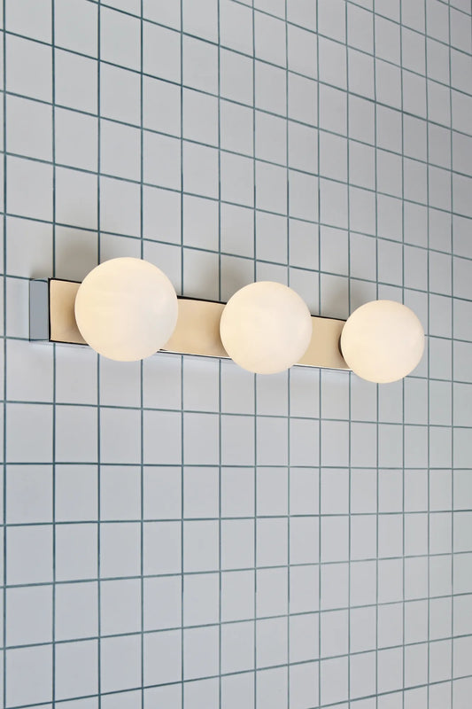 Mini krom vägglampa stilren belysning | Mini chrome wall lamp minimalist | Mini Chrom Wandleuchte minimalistische Beleuchtung