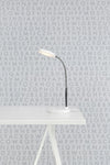 Flex vit bordslampa stilren belysning | Flex white table lamp minimalist | Flex weiß Tischlampe minimalistische Beleuchtung