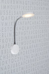 Flex vit vägglampa stilren belysning | Flex white wall lamp minimalist | Flex weiß Wandleuchte minimalistische Beleuchtung