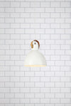 Eagle vit taklampa 22 cm stilren belysning | Eagle white pendant lamp | Eagle weiß Pendelleuchte minimalistische Beleuchtung