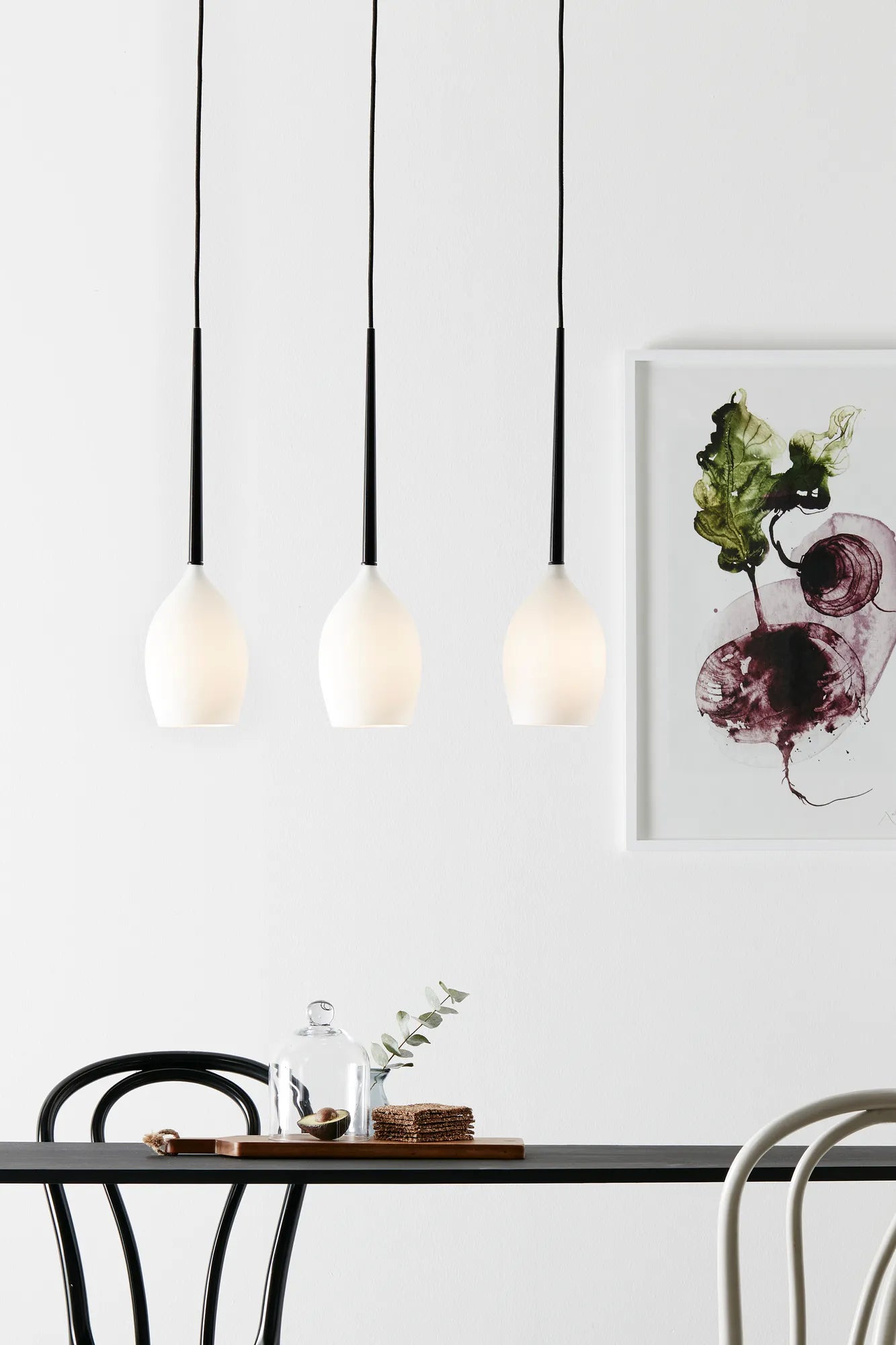 Salut svart taklampa belysning | Salut black pendant lamp | Salut schwarz Pendelleuchte