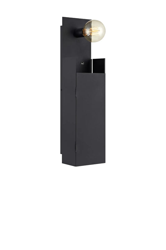 Combo svart vägglampa 106850 | Combo black wall lamp 106850 | Combo schwarz Wandleuchte 106850