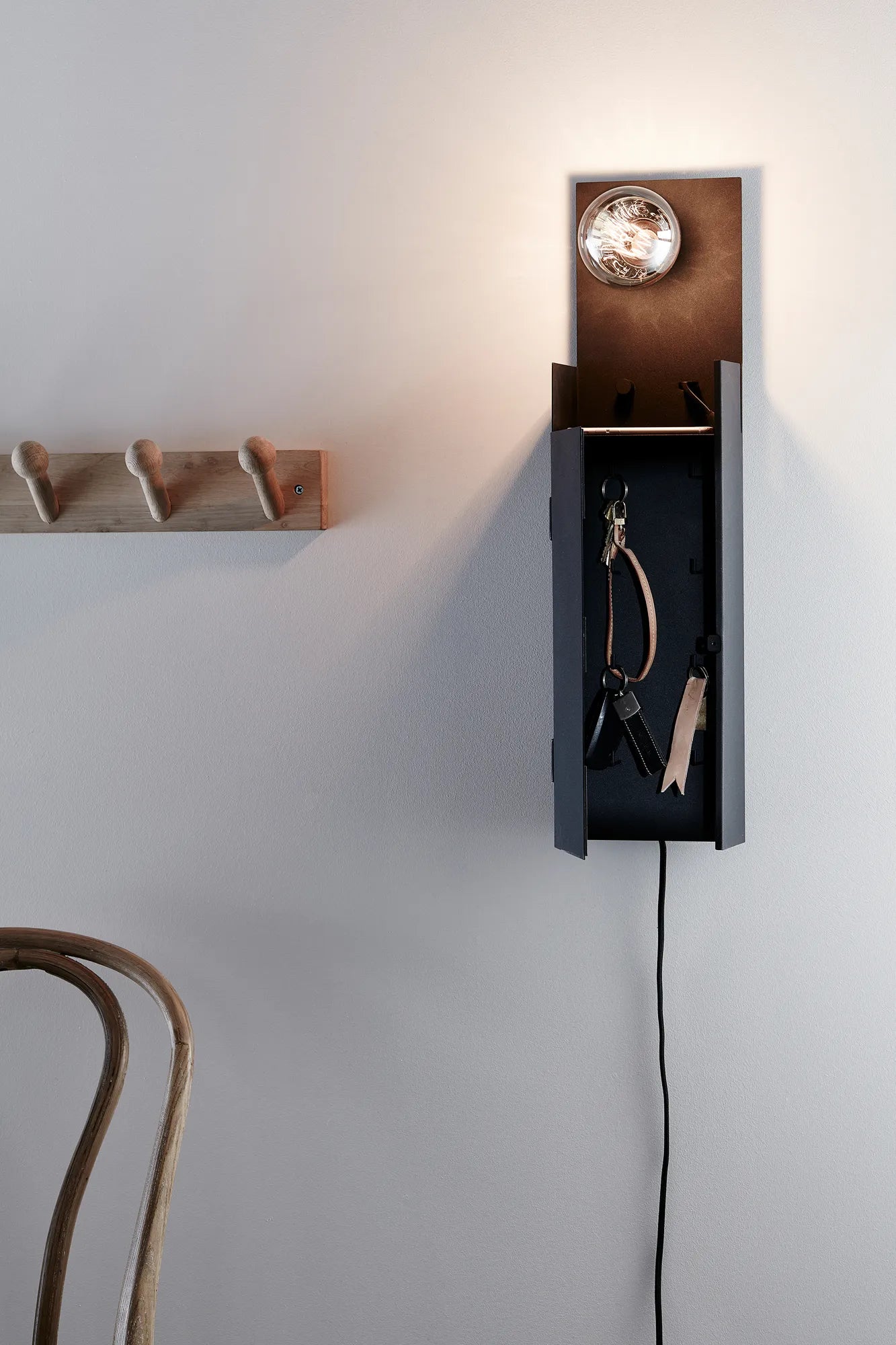 Combo svart vägglampa belysning | Combo black wall lamp | Combo schwarz Wandleuchte