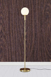 Minna mässing golvlampa stilren belysning | Minna brass floor lamp | Minna Messing Stehlampe minimalistische Beleuchtung