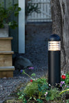 Garden 24 svart pollare 60 cm utomhusbelysning | Garden 24 black bollard light | Garden 24 schwarz Pollerleuchte