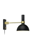 Larry svart vägglampa 106970 | Larry black wall lamp 106970 | Larry schwarz Wandleuchte 106970