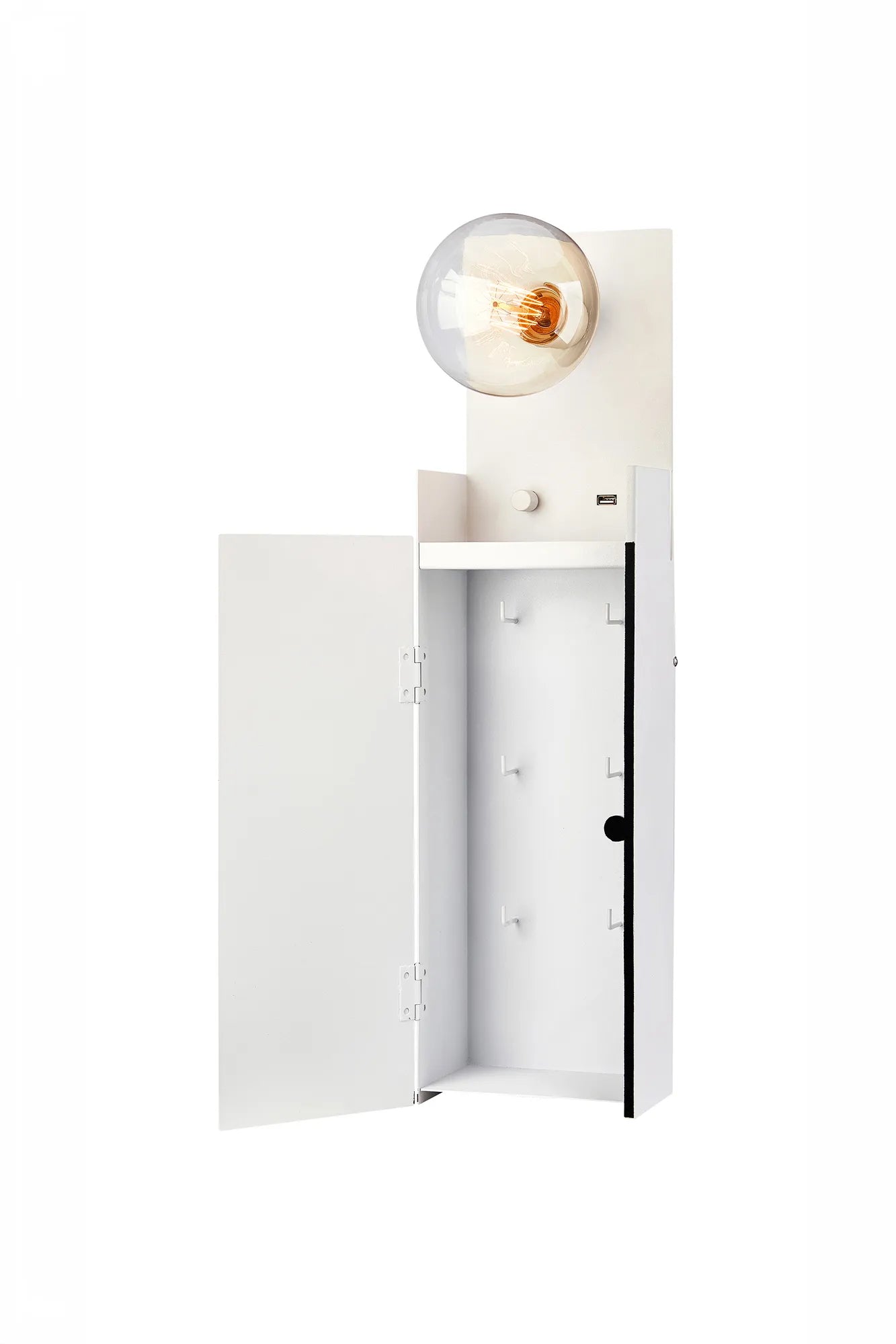 Combo vit vägglampa 107064 | Combo white wall lamp 107064 | Combo weiß Wandleuchte 107064