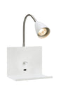 Logi vit vägglampa 107140 | Logi white wall lamp 107140 | Logi weiß Wandleuchte 107140
