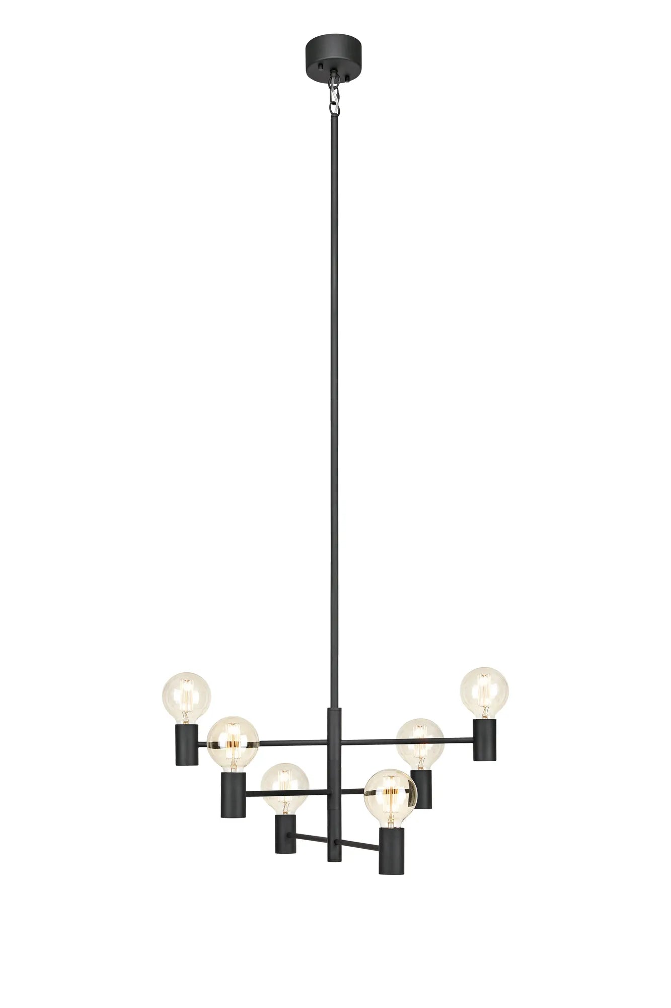 Capital svart taklampa 107281 | Capital black pendant lamp 107281 | Capital schwarz Pendelleuchte 107281