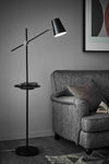 Linear svart golvlampa belysning | Linear black floor lamp | Linear schwarz Stehlampe