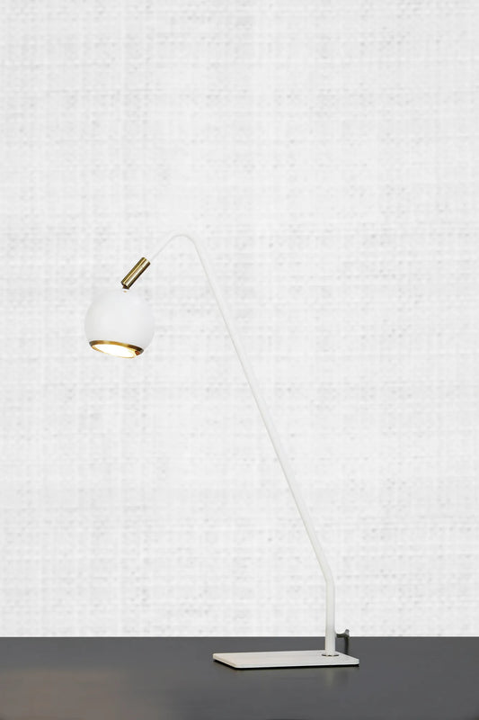 Coco vit bordslampa stilren belysning | Coco white table lamp minimalist | Coco weiß Tischlampe minimalistische Beleuchtung