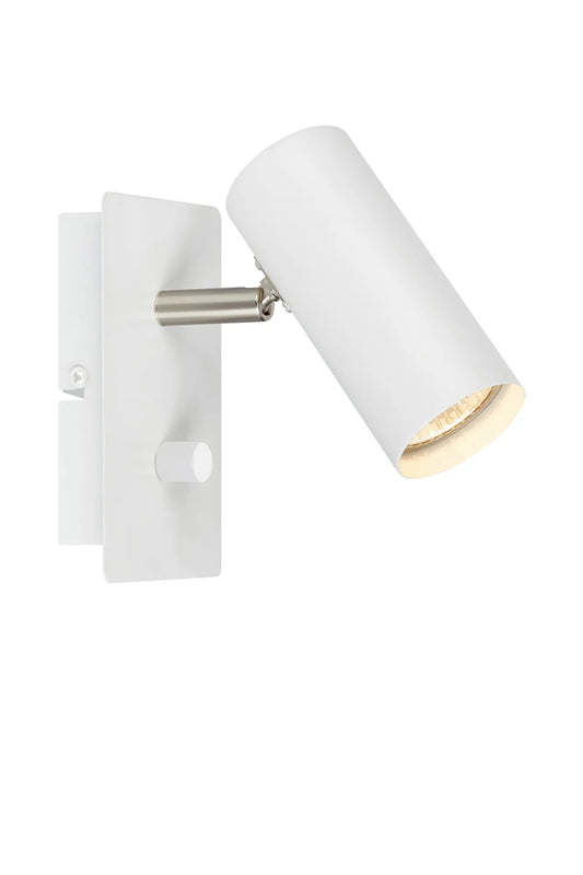 Barcelona vit vägglampa 107346 | Barcelona white wall lamp 107346 | Barcelona weiß Wandleuchte 107346