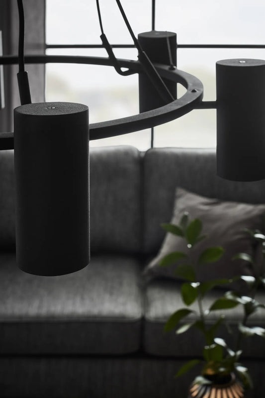 Porto svart taklampa skandinavisk design | Porto black pendant lamp | Porto schwarz Pendelleuchte skandinavisches Design