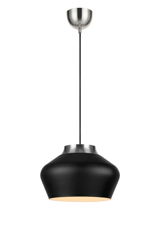 Kom svart taklampa 107378 | Kom black pendant lamp 107378 | Kom schwarz Pendelleuchte 107378
