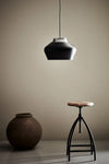 Kom svart taklampa belysning | Kom black pendant lamp | Kom schwarz Pendelleuchte