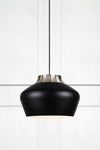 Kom svart taklampa stilren belysning | Kom black pendant lamp | Kom schwarz Pendelleuchte minimalistische Beleuchtung