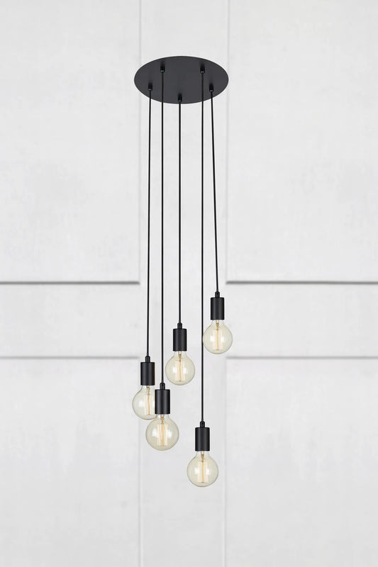 Sky svart taklampa stilren belysning svensk design | Sky black pendant lamp Swedish design | Sky schwarz Pendelleuchte