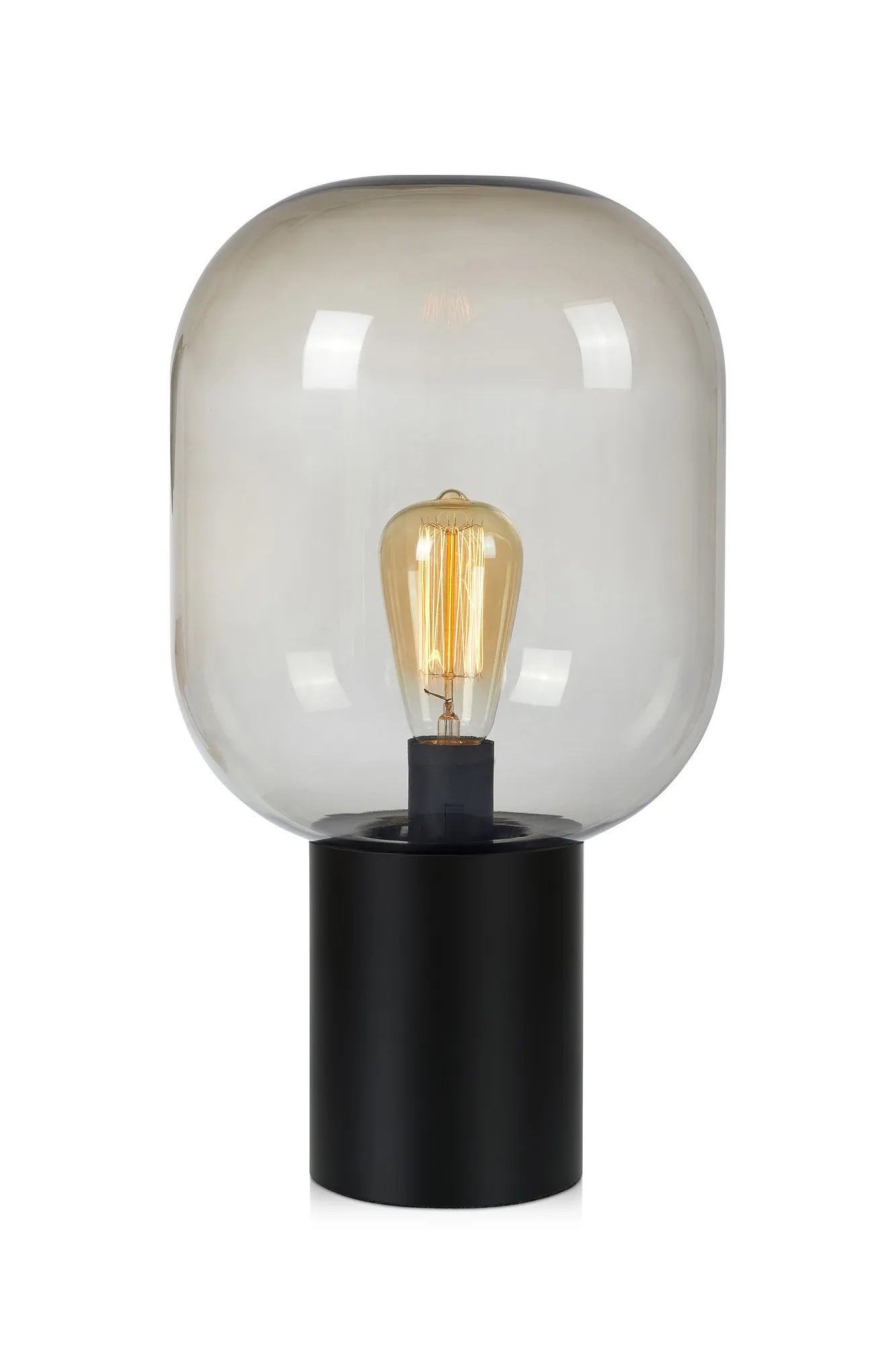 Brooklyn svart bordslampa 44 cm 107481 | Brooklyn black table lamp 107481 | Brooklyn schwarz Tischlampe 107481