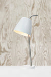 Spin vit bordslampa stilren belysning | Spin white table lamp minimalist | Spin weiß Tischlampe minimalistische Beleuchtung