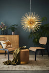 Soleil guld taklampa belysning | Soleil gold pendant lamp | Soleil Gold Pendelleuchte