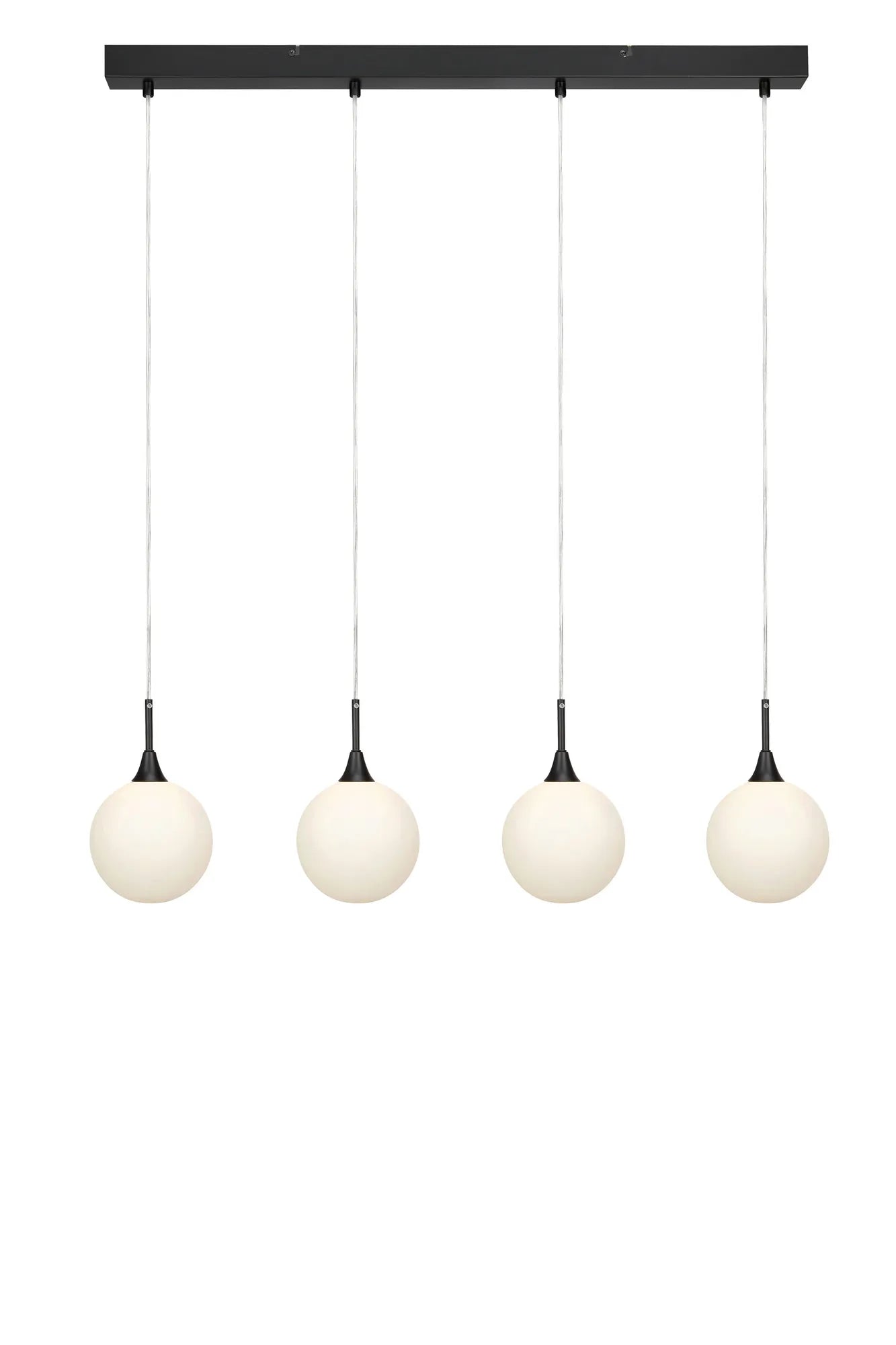 Quattro svart taklampa 107762 | Quattro black pendant lamp 107762 | Quattro schwarz Pendelleuchte 107762