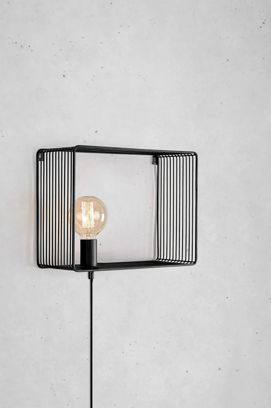 Shelf Vägglampa Svart