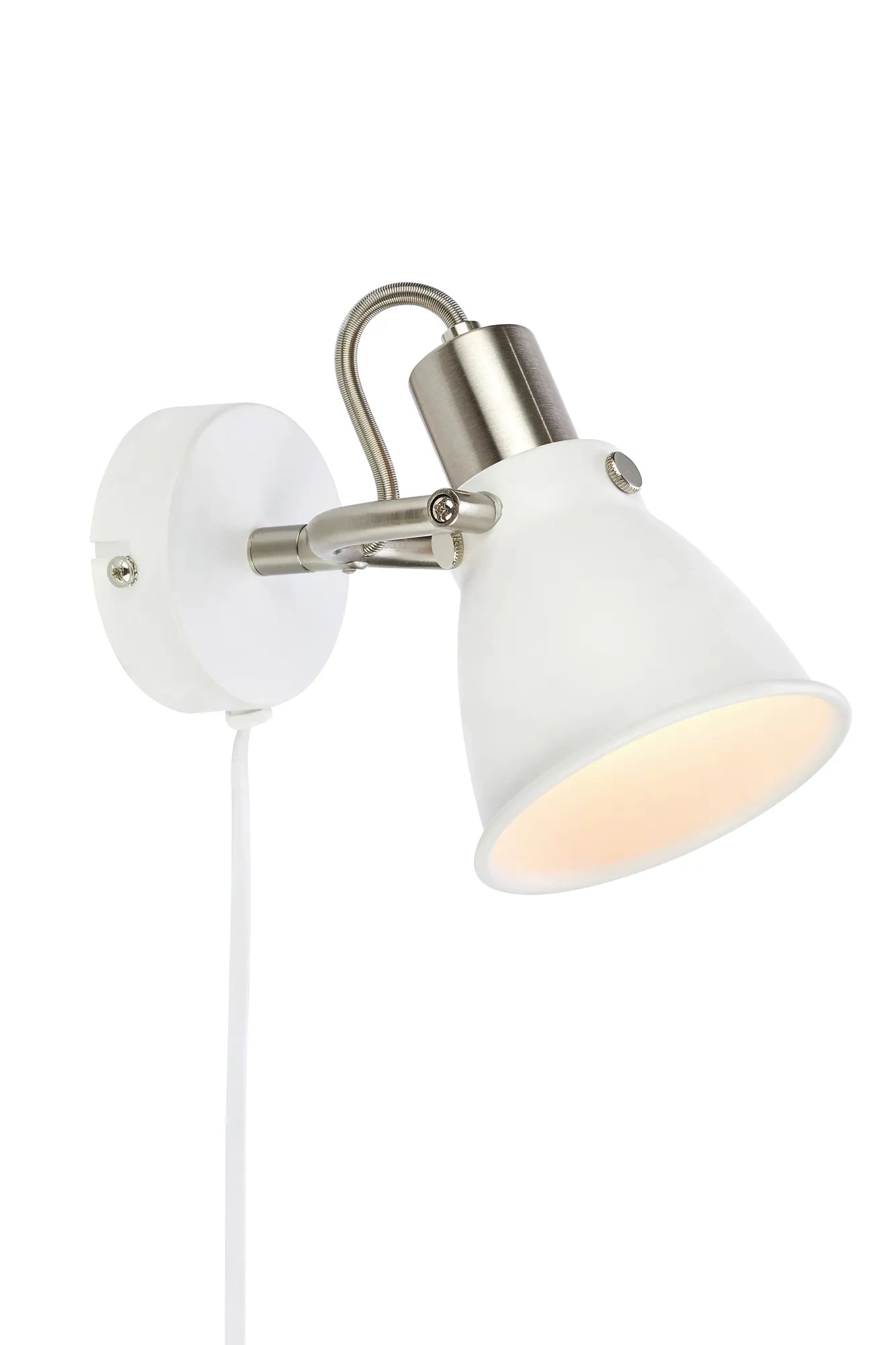 Alton vit vägglampa 107857 | Alton white wall lamp 107857 | Alton weiß Wandleuchte 107857