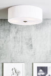 Jackie vit plafond 45 cm belysning | Jackie white flush mount ceiling light | Jackie weiß Deckenleuchte