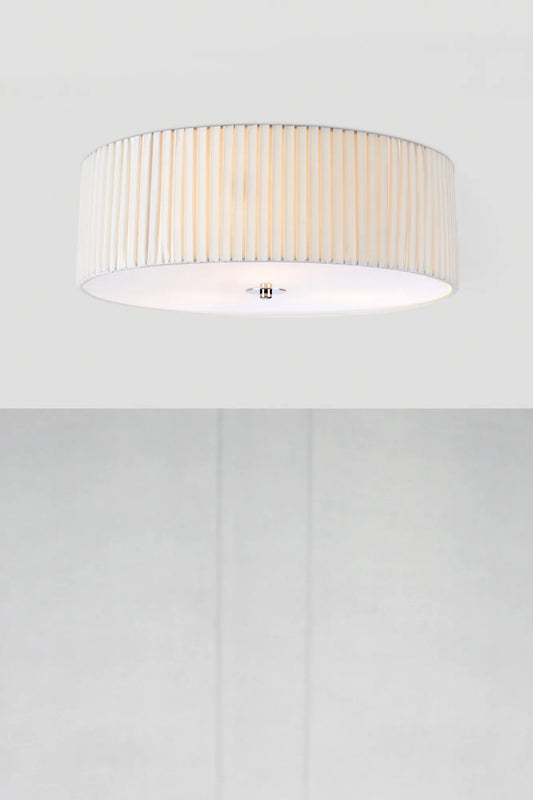 Jackie vit plafond 45 cm stilren belysning | Jackie white flush mount | Jackie weiß Deckenleuchte minimalistische Beleuchtung