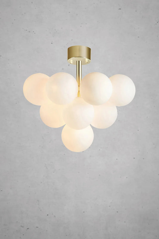 Merlot mässing plafond stilren belysning | Merlot brass flush | Merlot Messing Deckenleuchte minimalistische Beleuchtung