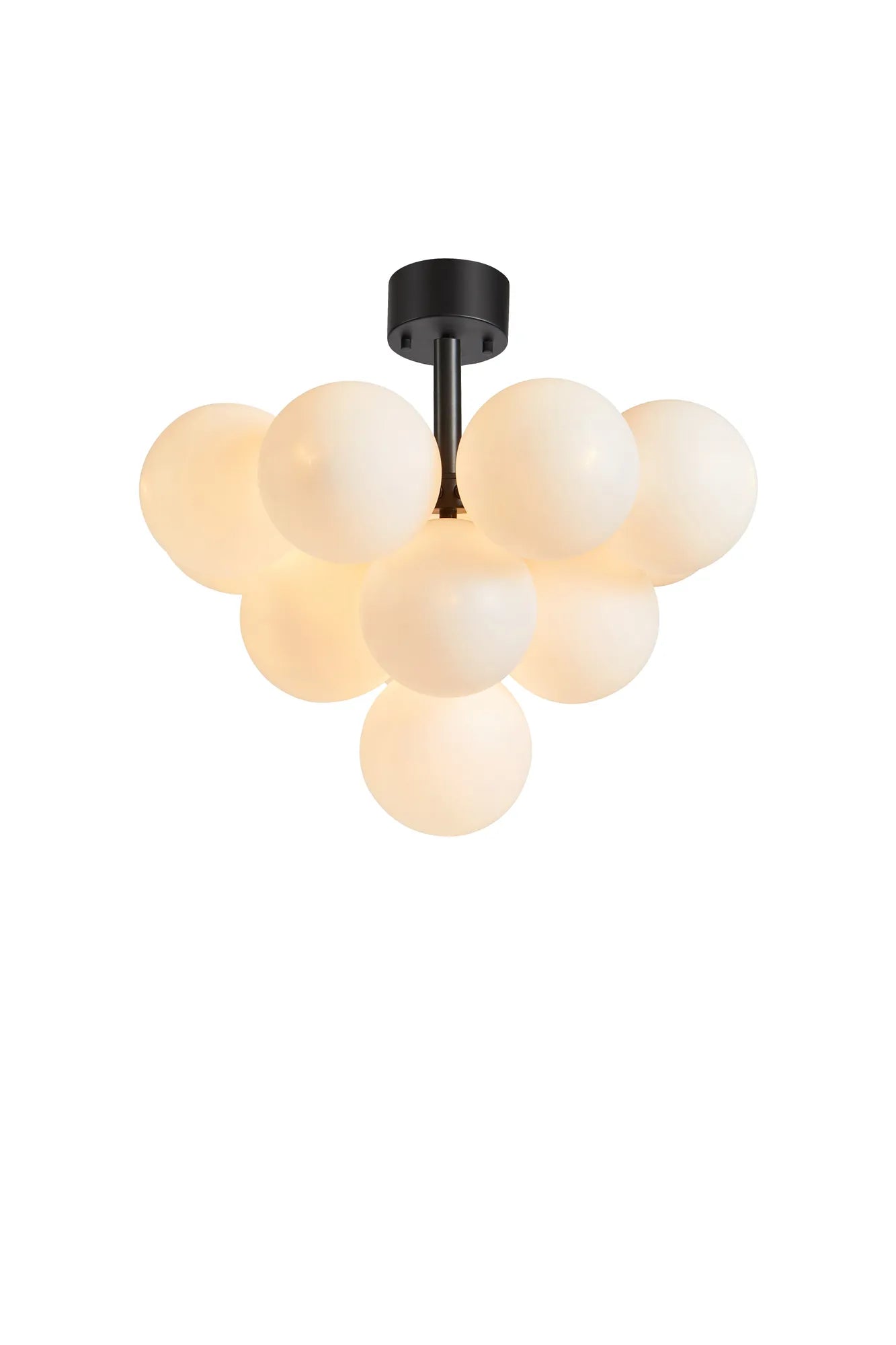 Merlot svart plafond 107913 | Merlot black flush mount ceiling light 107913 | Merlot schwarz Deckenleuchte 107913