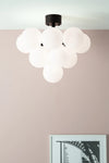 Merlot svart plafond belysning | Merlot black flush mount ceiling light | Merlot schwarz Deckenleuchte