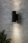 Pipe svart vägglampa belysning skandinavisk design | Pipe black wall lamp | Pipe schwarz Wandleuchte skandinavisches Design