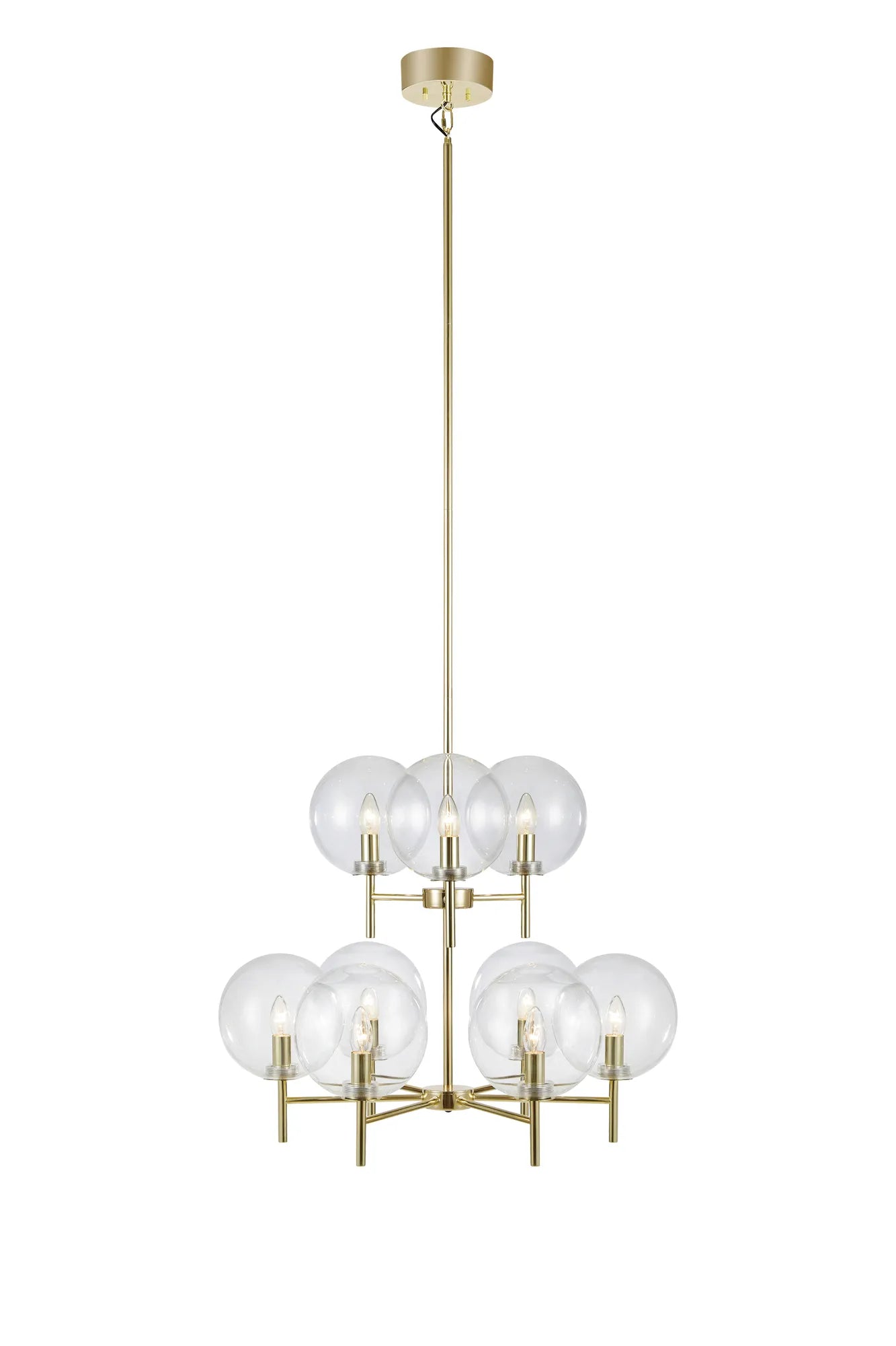 Crown mässing taklampa 107920 | Crown brass pendant lamp 107920 | Crown Messing Pendelleuchte 107920