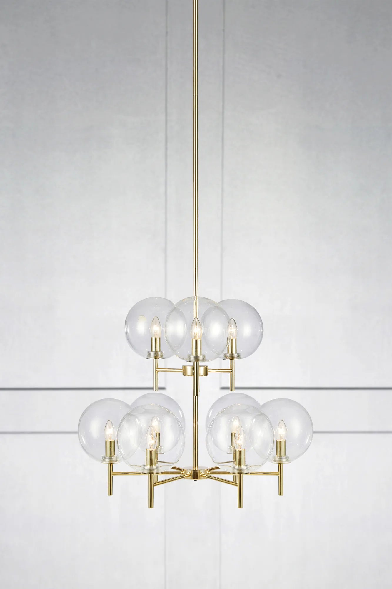 Crown mässing taklampa stilren belysning | Crown brass pendant lamp | Crown Messing Pendelleuchte minimalistische Beleuchtung