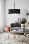 Level svart taklampa belysning | Level black pendant lamp | Level schwarz Pendelleuchte