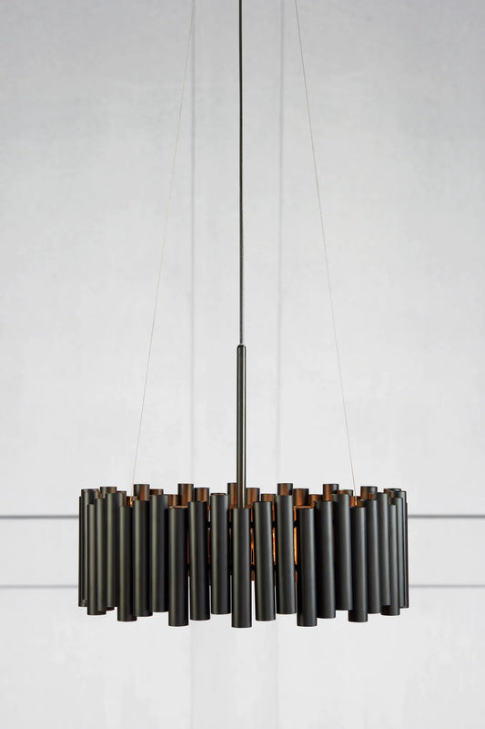 Level svart taklampa stilren belysning | Level black pendant lamp | Level schwarz Pendelleuchte minimalistische Beleuchtung