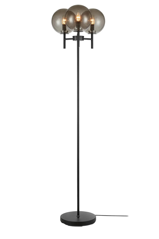 Crown svart golvlampa 107947 | Crown black floor lamp 107947 | Crown schwarz Stehlampe 107947