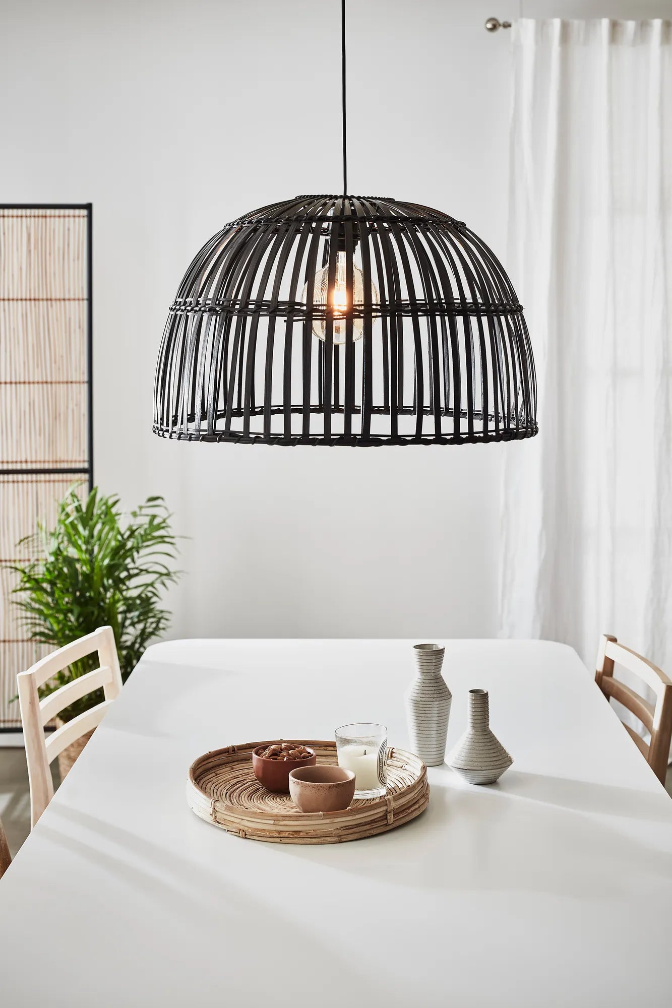 Cottage svart taklampa belysning | Cottage black pendant lamp | Cottage schwarz Pendelleuchte