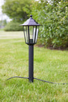 Garden 24 svart pollare 56 cm utomhusbelysning | Garden 24 black bollard light | Garden 24 schwarz Pollerleuchte
