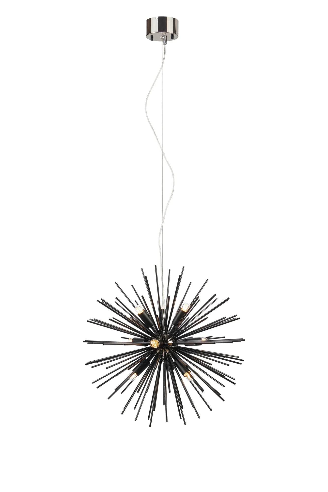Soleil svart taklampa 108048 | Soleil black pendant lamp 108048 | Soleil schwarz Pendelleuchte 108048