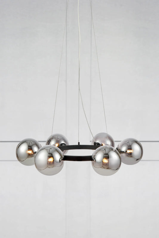 Circle svart taklampa stilren belysning | Circle black pendant | Circle schwarz Pendelleuchte minimalistische Beleuchtung