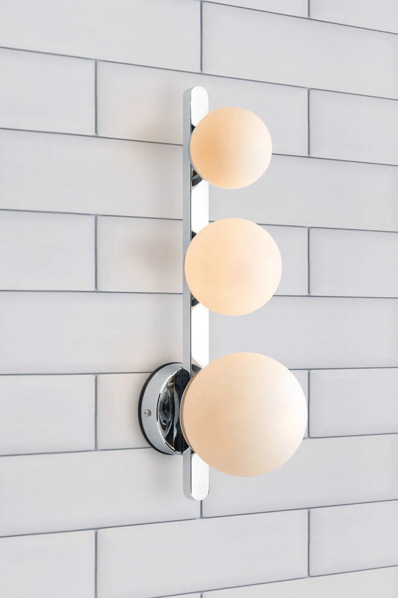 Puro krom vägglampa stilren belysning | Puro chrome wall lamp minimalist | Puro Chrom Wandleuchte minimalistische Beleuchtung