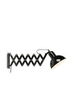 Riggs svart vägglampa 108105 | Riggs black wall lamp 108105 | Riggs schwarz Wandleuchte 108105
