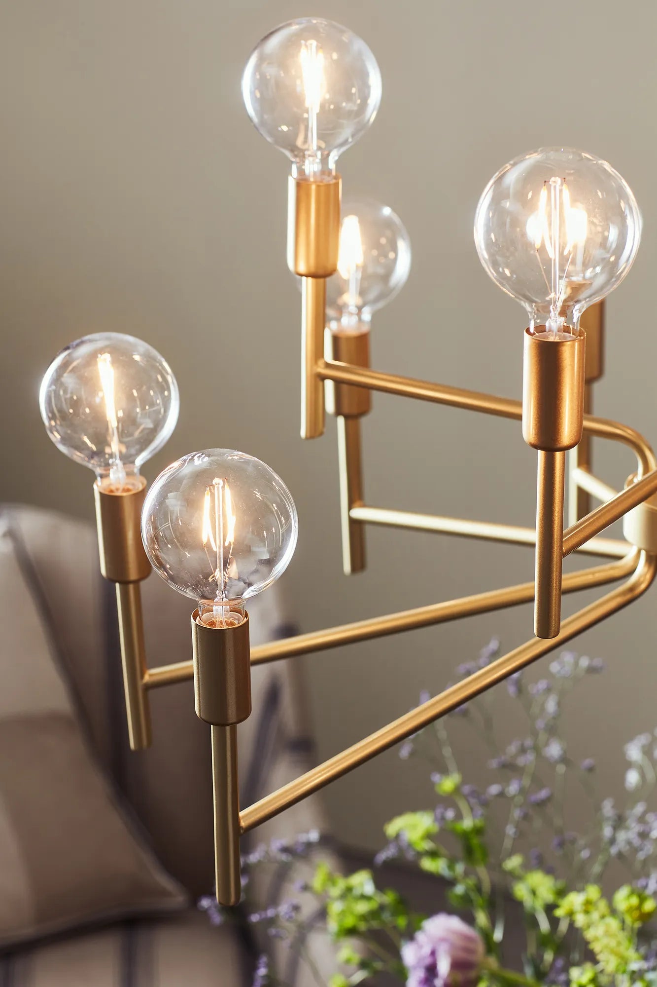 Regent guld taklampa belysning | Regent gold pendant lamp | Regent Gold Pendelleuchte