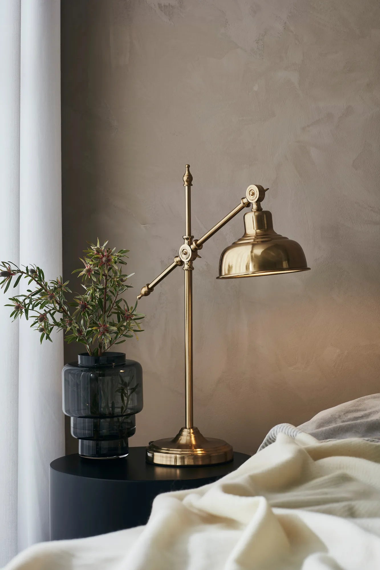 Grimstad mässing bordslampa belysning | Grimstad brass table lamp | Grimstad Messing Tischlampe