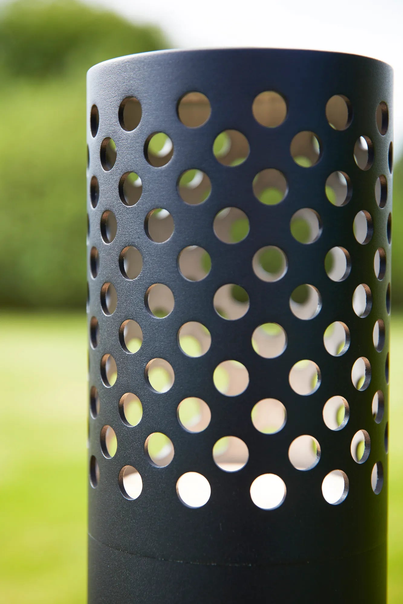 Garden 24 svart pollare 96 cm utomhusbelysning | Garden 24 black bollard light | Garden 24 schwarz Pollerleuchte